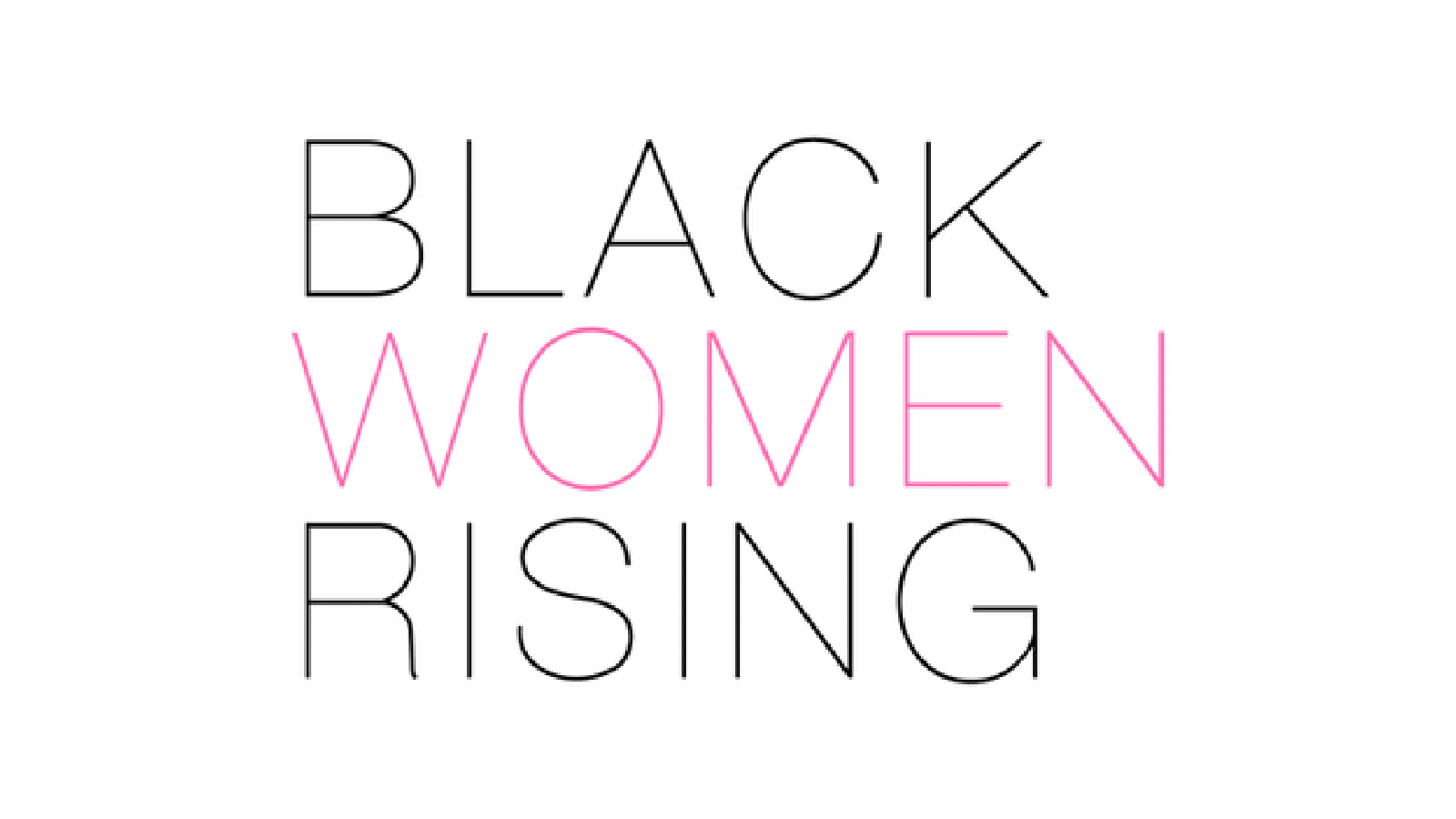 Black women rising logo