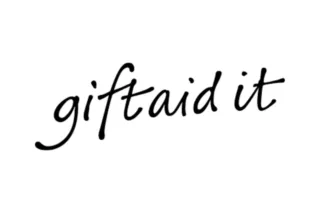 Gift Aid logo in black and white