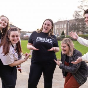 Queens University Belfast Uni Boob Team